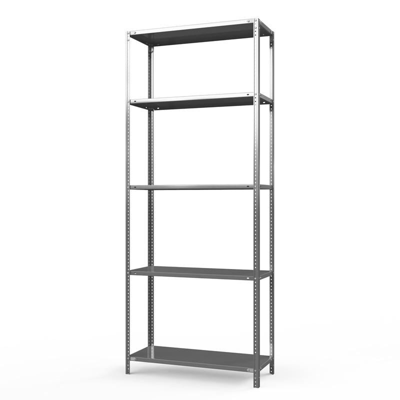 Стеллаж ТС Лайт Цинк (1800х1000х400) 5 полок