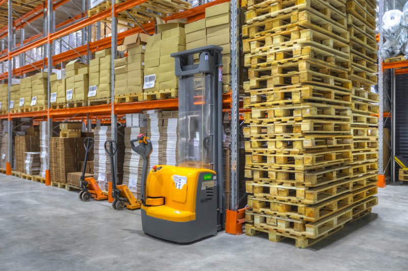 Новый проект с фронтальными стеллажами и техникой СМАРТЛИФТ (SMARTLIFT): Фронтальные стеллажи высотой 8,4 м и штабелеры СМАРТЛИФТ (SMARTLIFT)