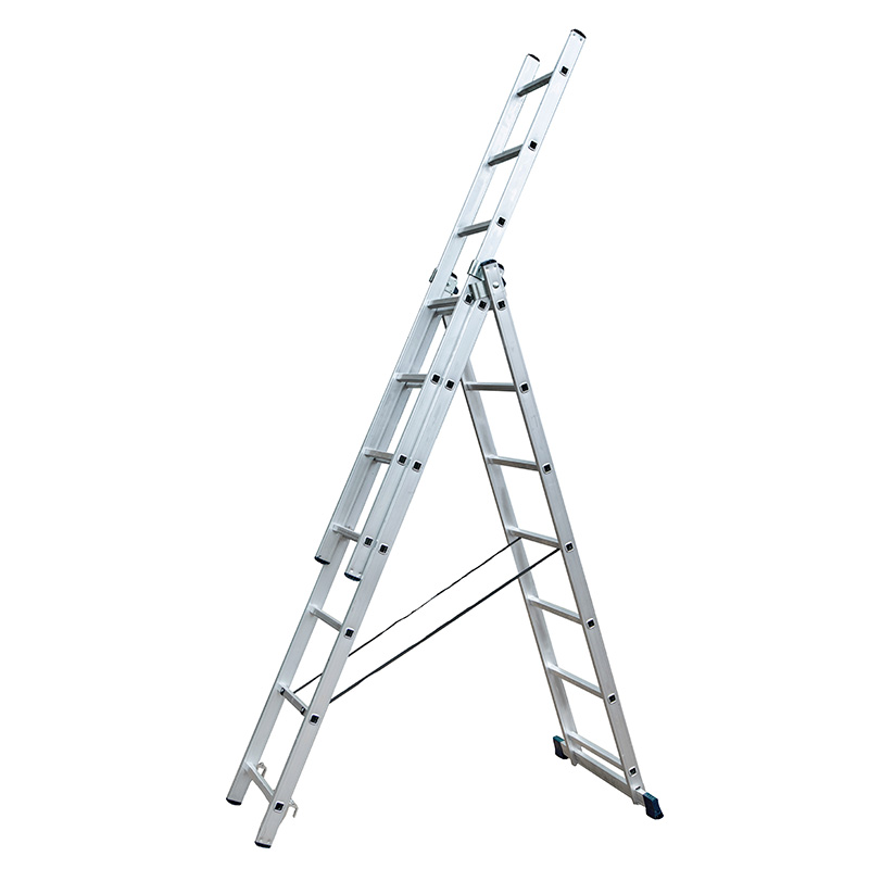 Лестница трёхсекционная универсальная AL307 (7 ступеней)