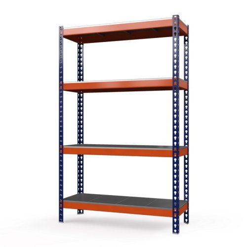 Складской стеллаж Профи-Т 2000x1240x655 мм. Ярусы: оцинк. мет. усил. 4 шт. (Т-140/1 M/4/У)
