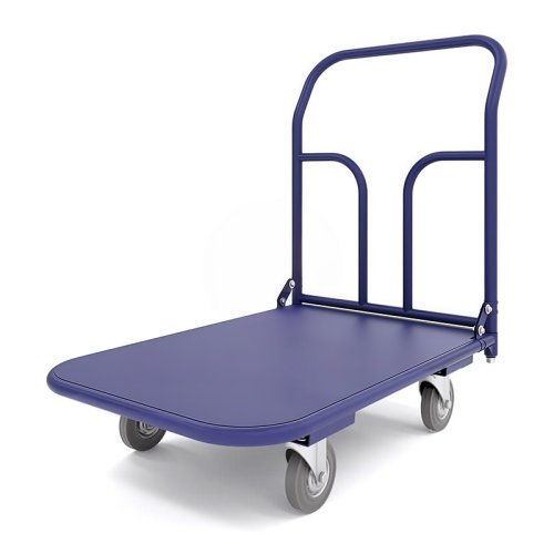 Тележка платформенная ТП 3 (г/п 450 кг, 1000x600 мм, колеса серая резина 160 мм)