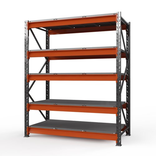 Стеллаж металлический грузовой Оптима, 4000x1250x785 мм. Ярусы: 5 шт. метал.