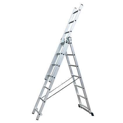 Лестница трёхсекционная универсальная AL307 (7 ступеней)