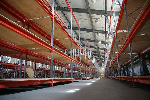 Стеллаж Оптима с фанерным настилом для оператора связи