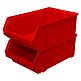 Пластиковый лоток для склада красный, сплошной (500х310х183) – изображение №5