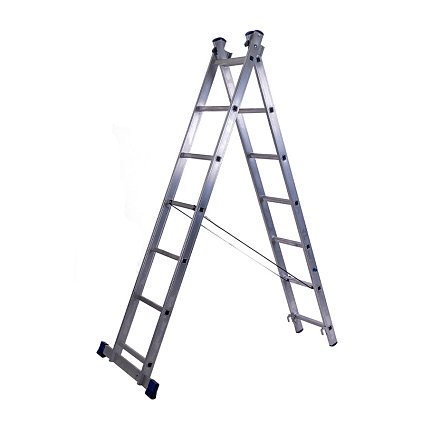 Лестница двухсекционная универсальная AL207 (7 ступеней)