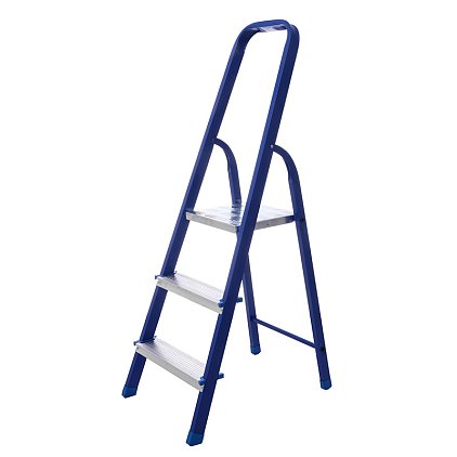 Стремянка стальная с алюминиевыми ступенями CS03 (3 ступени)