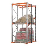 Набивные (глубинные) стеллажи