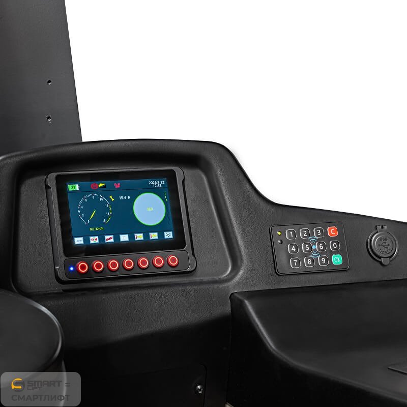 Узкопроходный ричтрак OPD15 (1500 кг; 10,5 м; 48В / 1000Ач) СМАРТЛИФТ (SMARTLIFT) – изображение №2